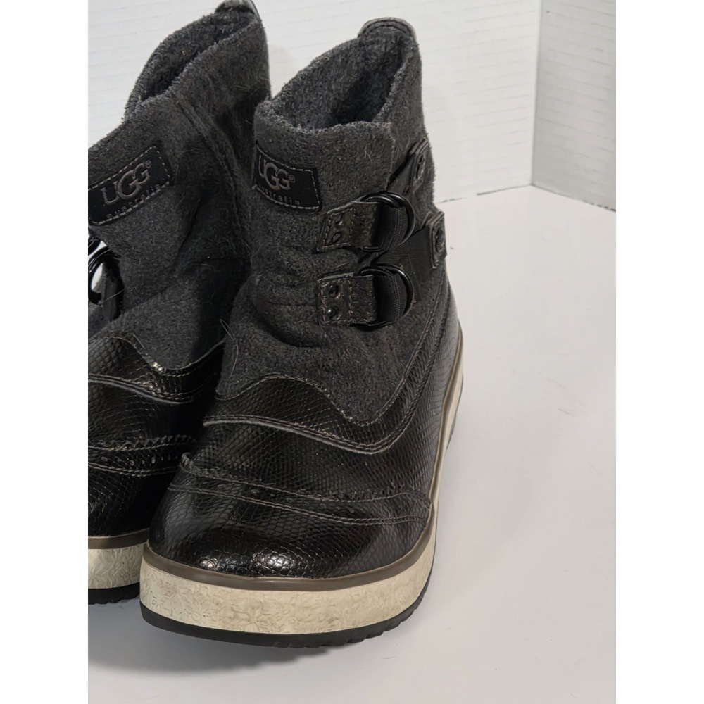 UGG Australia Marrais Winter Boots Womens 7 EUR 38 Waterproof Ankle Gray READ - Picture 5 of 14